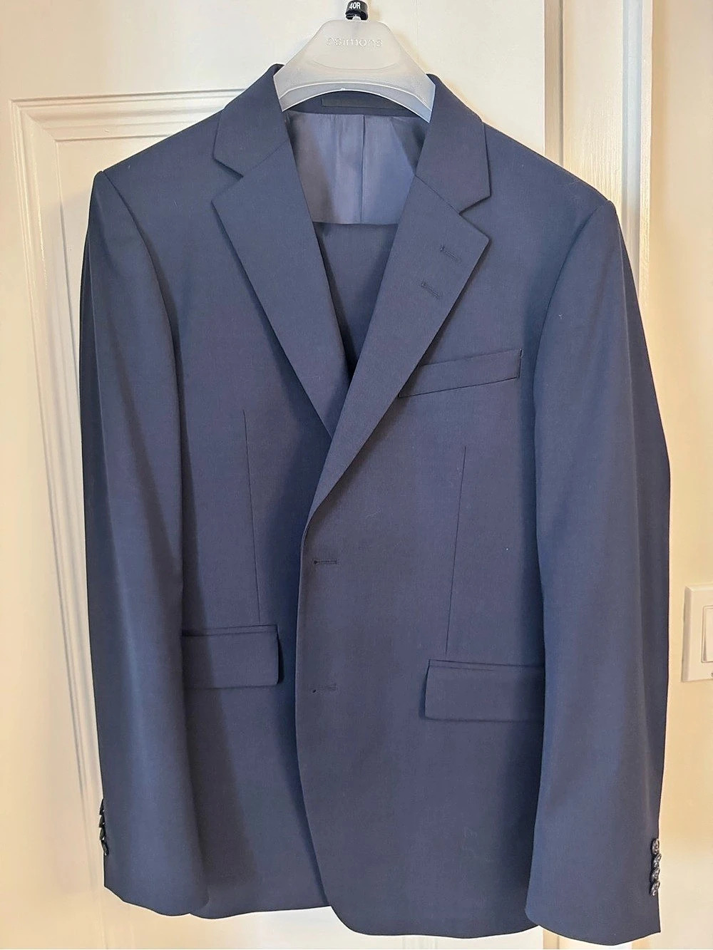 Tiger of Sweden wool suit jacket Slim fit Slim Fit Blue 40R
